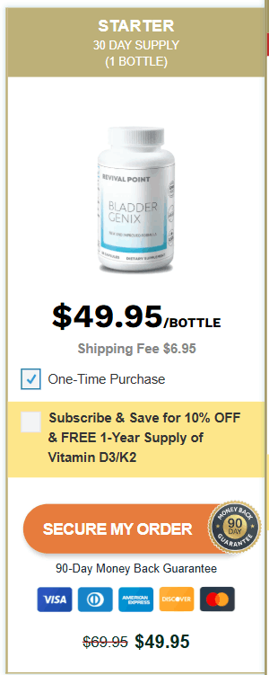 Bladder Genix 1 bottle